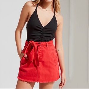 Urban Outfitters BDG Red Mini Skirt